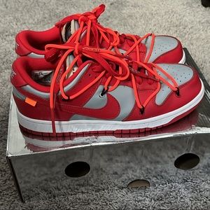 nike off white dunks size 9.5 worn maybe 3 times
